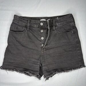 Old Navy Button Fly High Rise Secret Slim Pockets Denim Shorts
